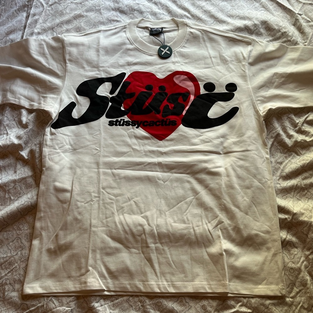 Stussy heart tee
